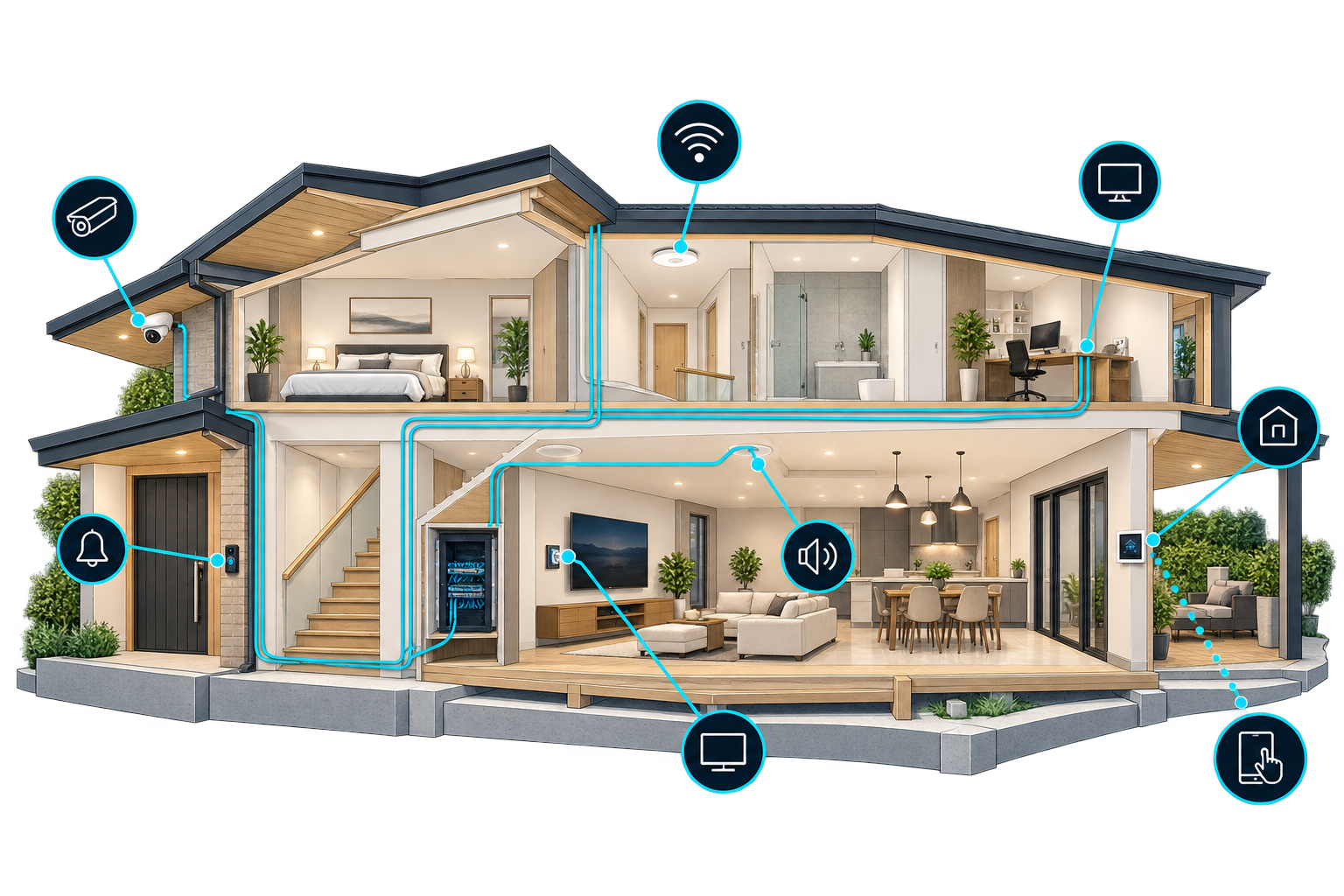 A thoughtfully connected smart home A thoughtfully connected smart home